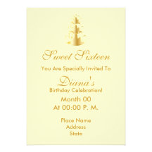 Royal Triology Sweet Sixteen Celebration-Customize Personalized Invite