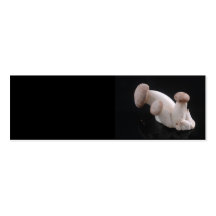 Royal Trumpet Mushroom Profile Card Business Card Templates