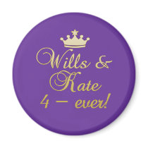 Royal Wedding Magnets for Party Favours
