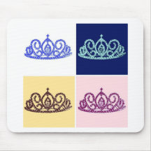 Royal Wedding Tiaras Mousepads