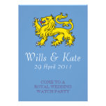 Royal Wedding Watch Party Invitation (Blue)