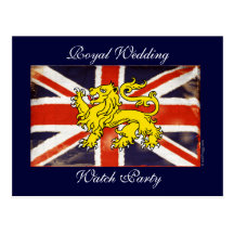 Royal Wedding Watch Party Postcard