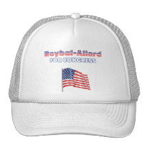 Roybal-Allard for Congress Patriotic American Flag Trucker Hat