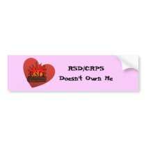 RSD/CRPS Doesn't Own Me Bumper Sticker