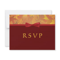 RSVP - Autumn Wedding Invitations