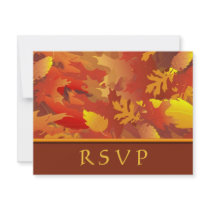 RSVP - Autumn Wedding Invitations