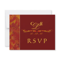 RSVP - Autumn Wedding Invitations