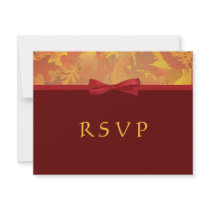 RSVP - Autumn Wedding Invitations