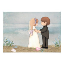 RSVP beach wedding Custom Invites