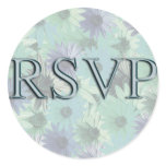 RSVP blue daisy stickers