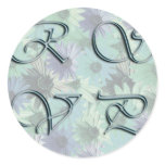 RSVP blue daisy stickers
