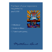 RSVP Card Business Card