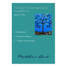 RSVP Card Business Cards