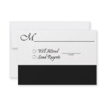 RSVP Card for Wedding and Graduation Invitations