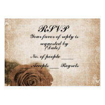 RSVP Card Template Business Card