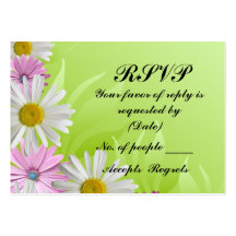 RSVP Card Template Business Card
