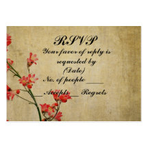 RSVP Card Template Business Card Template