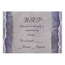 RSVP Card Template Business Cards