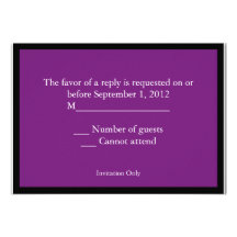 RSVP cards Personalized Announcements