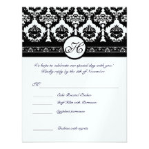 RSVP Cards-Require the 5 x 7 size Inivitations Invitation