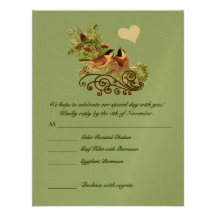 RSVP Cards-Require the 5 x 7 size Inivitations Personalized Invite