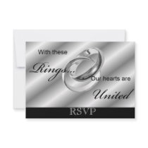 RSVP Gay Wedding invitation Announcement