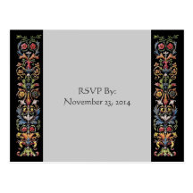 RSVP Illuminated Art Gray Custom Postcards