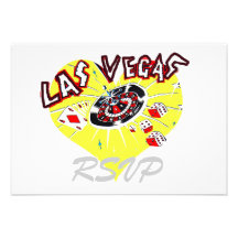 RSVP Las Vegas Guest Reply Enclosure Custom Invite