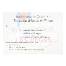 RSVP  Las Vegas Wedding Custom Invites