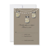 RSVP Mason Jar Wedding