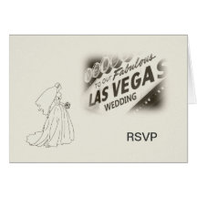 RSVP notre carte de mariage de Las Vegas
