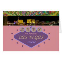 RSVP pour la carte fabuleuse de Las Vegas