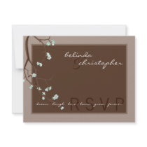 RSVP REPLY SLIP :: cherry blossoms 4L