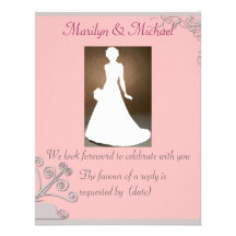 RSVP response card Custom Invitations