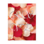 RSVP Rose petal background Postcard