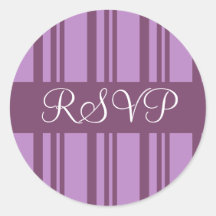 RSVP Stripes Envelope Sticker Seal