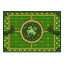 Rub for Luck Gift Tag Business Card Templates