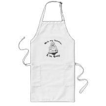 Rub my tummy. I'm gay. T-shirt Aprons