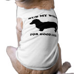 Rub my wiener for good luck pet clothing