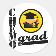 Ruban de Cancer d'enfance de diplômé de chimio Autocollants