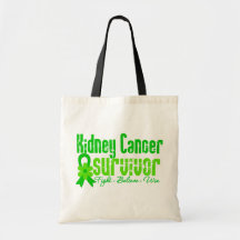Ruban de fleur de survivant de Cancer de rein Sacs