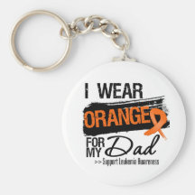 Ruban de leucémie pour mon papa porte-clés