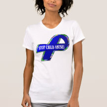Ruban de mauvais traitement à enfant t-shirt