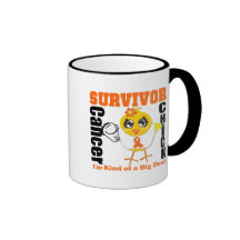 Ruban de poussin de survivant de Cancer de leucémi Mug