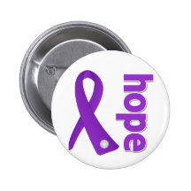Ruban d'espoir de maladie d'Alzheimer Pin's