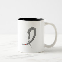 Ruban gris A4 de diabète Tasse