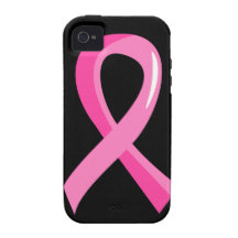 Ruban rose 3 de cancer du sein iPhone 4 case