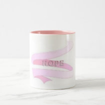 RUBAN ROSE DE CANCER DU SEIN tasses
