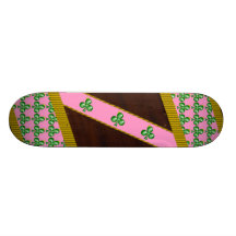 Ruban rose skateboards personnalisables