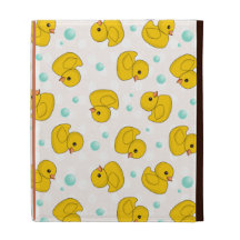 Rubber Duck Pattern iPad Case